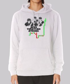 Vintage Apes Together Strong Hoodie Vintage Apes Together Strong Hoodie