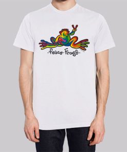 Vintage Art Peace Frogs Hoodie 2 Vintage Art Peace Frogs Hoodie 3