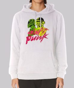 Vintage Band Daft Punk Hoodie 3 Vintage Band Daft Punk Hoodie 4