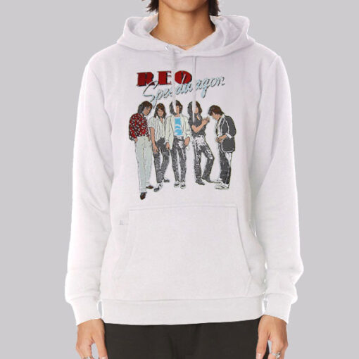 Vintage Band Reo Speedwagon Hoodie Vintage Band Reo Speedwagon Hoodie