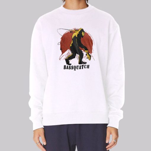 Vintage Bigfoot Bassquatch Hoodie