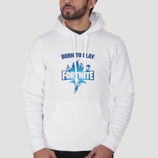 Vintage Born to Play Fortnite Hoodie