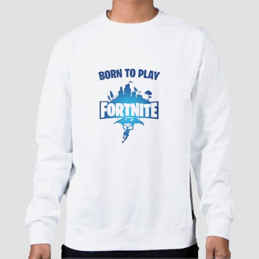 Vintage Born to Play Fortnite Hoodie