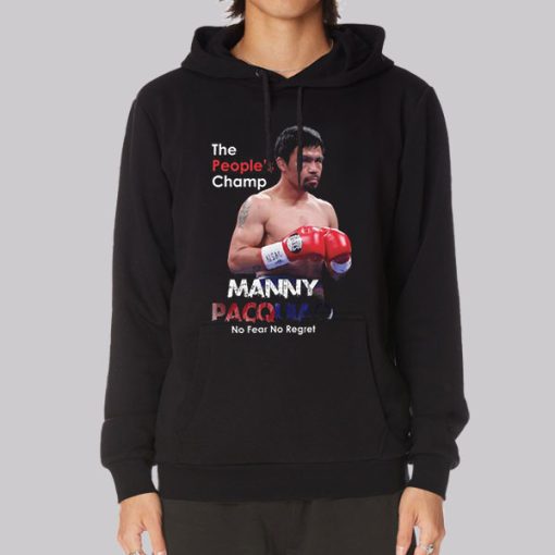 Vintage Boxer Manny Pacquiao Hoodie