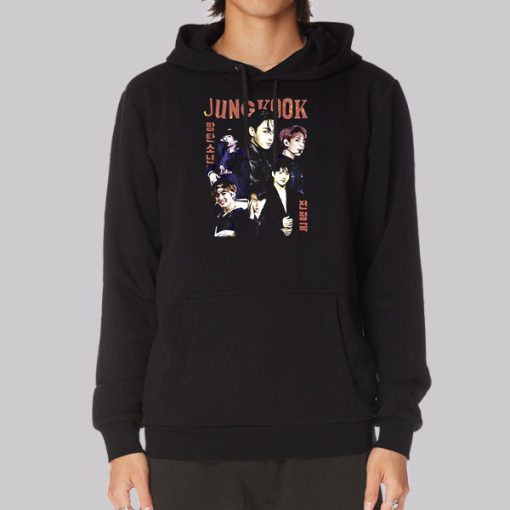 Vintage Bts Jeon Jungkook Skeleton Hoodie