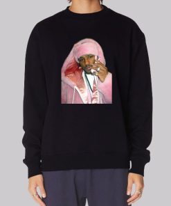 Vintage Cam Ron Pink Fur Hip Hop Hoodie