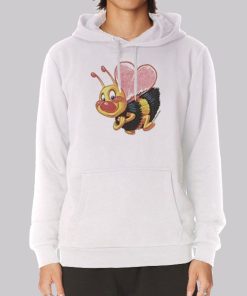 Vintage Cartoon Love Bee Hoodie Vintage Cartoon Love Bee Hoodie