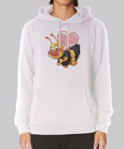 Vintage Cartoon Love Bee Hoodie 3 Vintage Cartoon Love Bee Hoodie 4