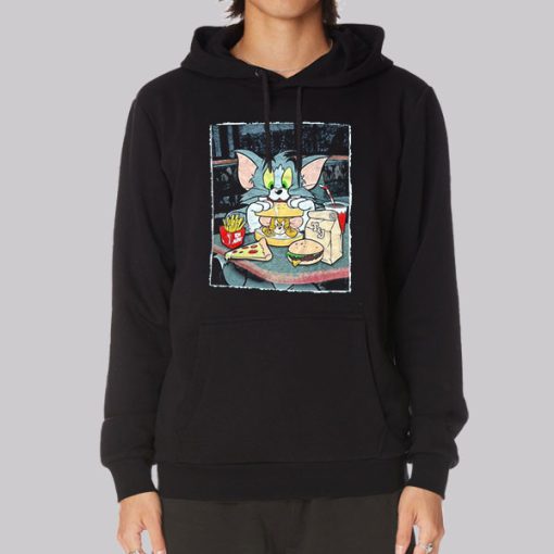 Vintage Cartoon Tom and Jerry Hoodie