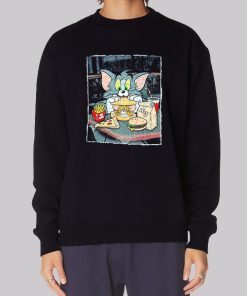 Vintage Cartoon Tom and Jerry Hoodie 1 Vintage Cartoon Tom and Jerry Hoodie 2