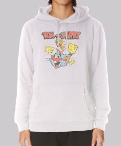 Vintage Cheese Tom and Jerry Hoodie Vintage Cheese Tom and Jerry Hoodie