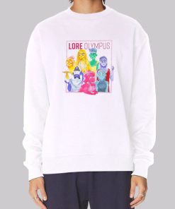 Vintage Colorful Lore Olympus Merch Hoodie