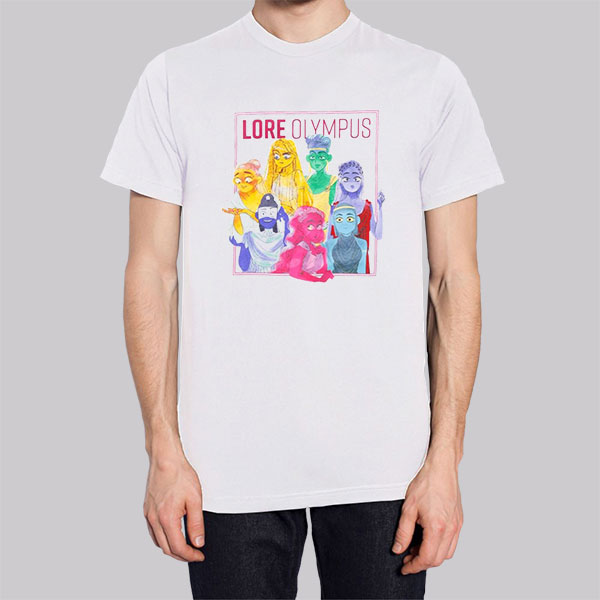 Vintage Colorful Lore Olympus Merch Hoodie