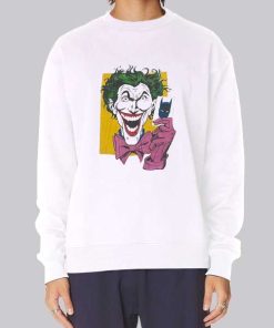 Vintage Comic Creepy Joker Hoodie