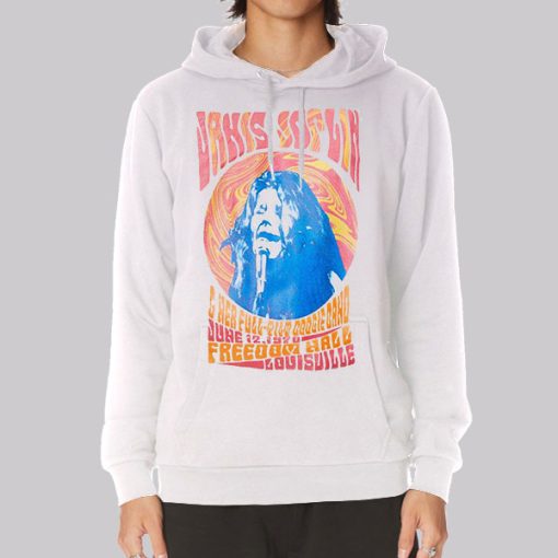 Vintage Concert Tour Janis Joplin Hoodie