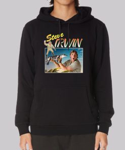 Vintage Crocodile Hunter Crikey TV Show Steve Irwin Hoodie