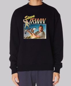 Vintage Crocodile Hunter Crikey TV Show Steve Irwin Hoodie