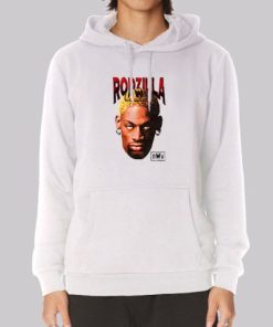 Vintage Dennis Rodman nWo Rodzilla Hoodie 3 Vintage Dennis Rodman nWo Rodzilla Hoodie 4