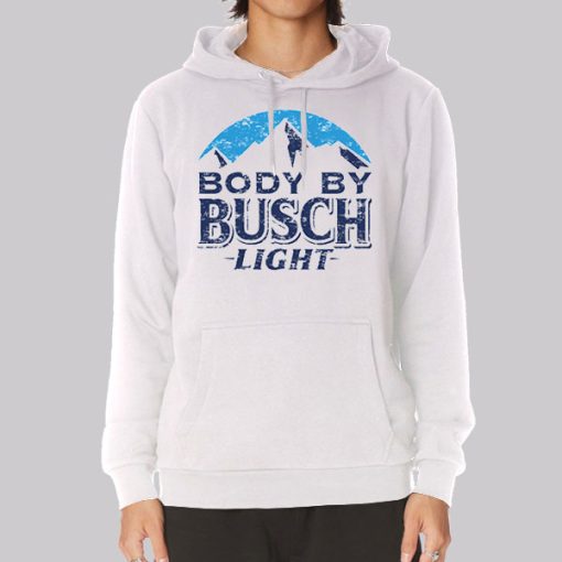 Vintage Distressed Busch Light Hoodie