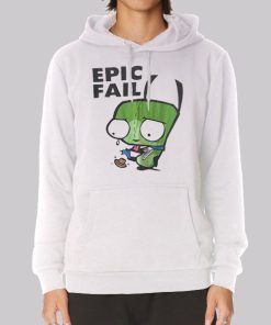 Vintage Epic Fail Invader Zim Hoodie Vintage Epic Fail Invader Zim Hoodie