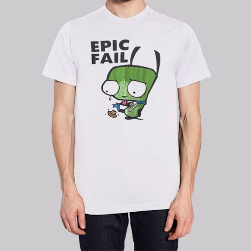 Vintage Epic Fail Invader Zim Hoodie