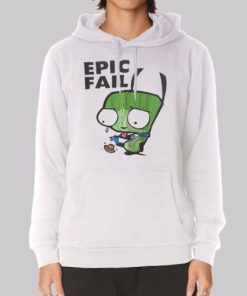 Vintage Epic Fail Invader Zim Hoodie 3 Vintage Epic Fail Invader Zim Hoodie 4