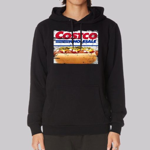 Vintage Fast Food Costco Hotdog Hoodie