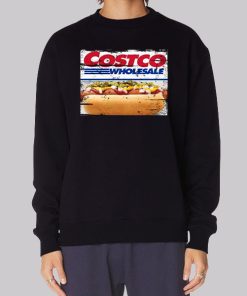 Vintage Fast Food Costco Hotdog Hoodie