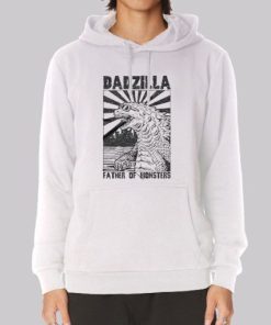 Vintage Father of Monster Dadzilla Hoodie 3 Vintage Father of Monster Dadzilla Hoodie 4
