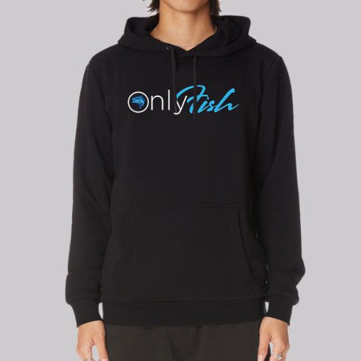 Vintage Fish Only Fish Hoodie