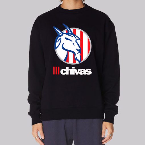 Vintage Flag Chivas Goat Logo T Shirt Hoodie