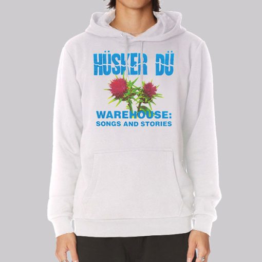 Vintage Flowers Warehouse Husker Du Hoodie