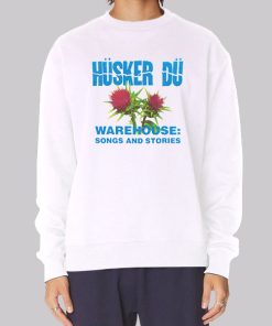Vintage Flowers Warehouse Husker Du Hoodie