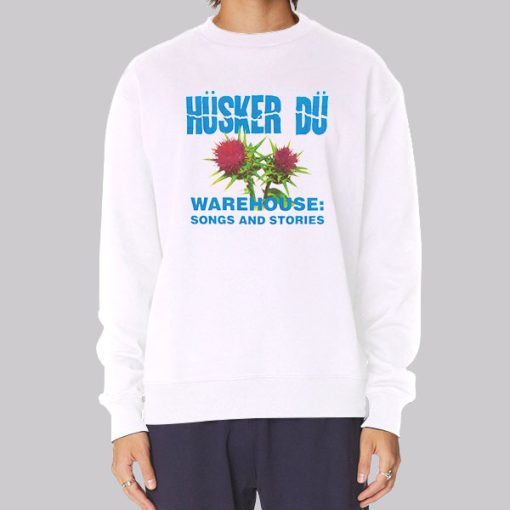 Vintage Flowers Warehouse Husker Du Hoodie