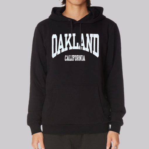 Vintage Font California Oakland Hoodie