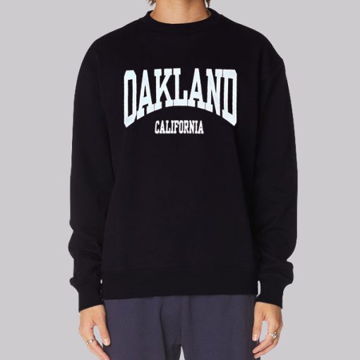 Vintage Font California Oakland Hoodie