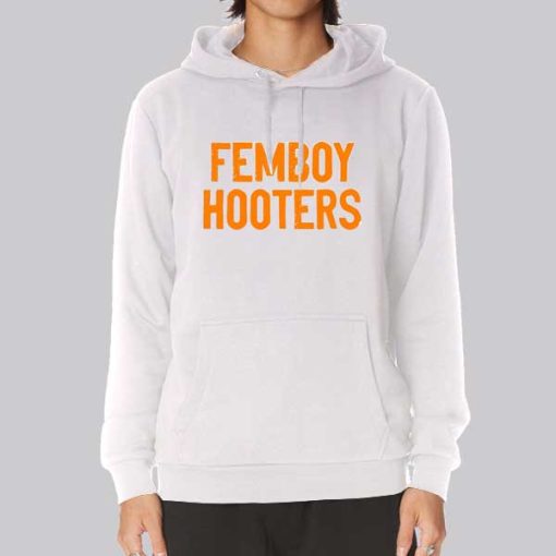 Vintage Font Femboy Hooters Hoodie