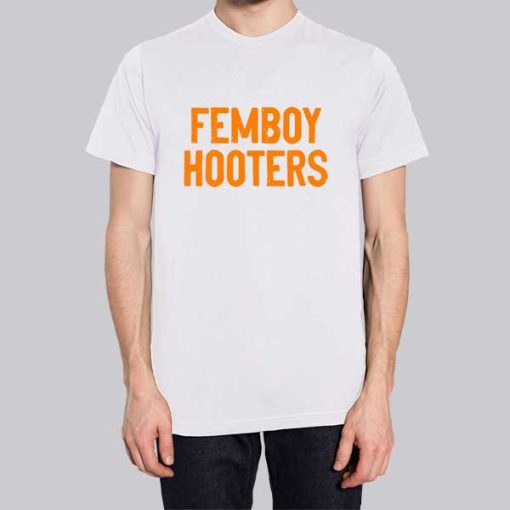 Vintage Font Femboy Hooters Hoodie