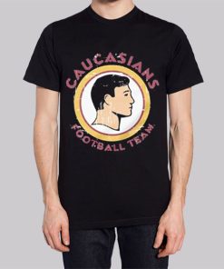 Vintage Football Team Caucasians Hoodie