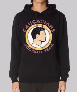 Vintage Football Team Caucasians Hoodie 3 Vintage Football Team Caucasians Hoodie 4