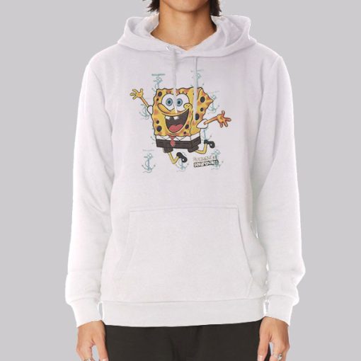 Vintage Funny Cartoon Spongebob Hoodie