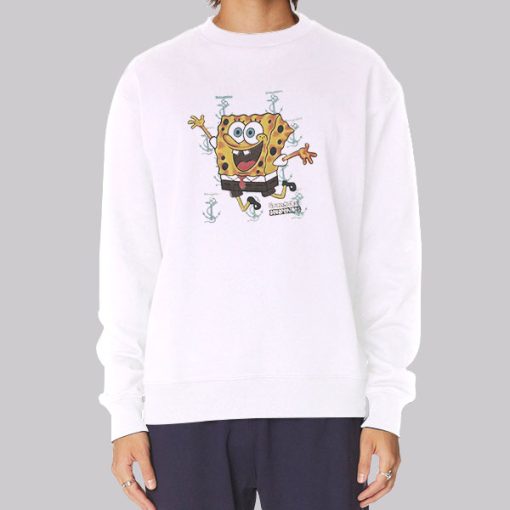 Vintage Funny Cartoon Spongebob Hoodie