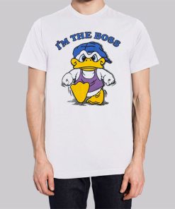 Vintage Funny I M the Boss Duck Hoodie 2 Vintage Funny I M the Boss Duck Hoodie 3