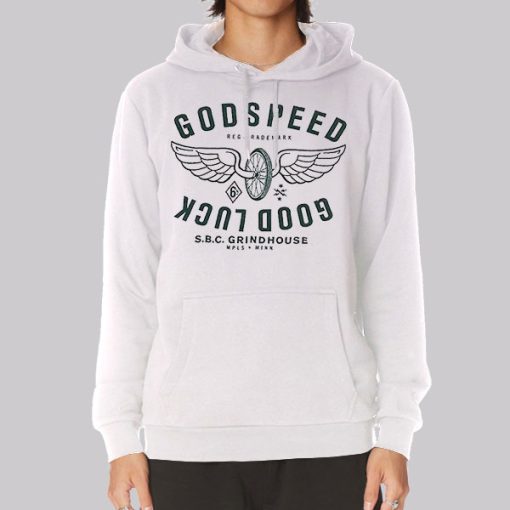 Vintage Good Luck Godspeed Hoodie