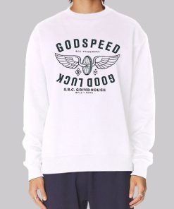 Vintage Good Luck Godspeed Hoodie