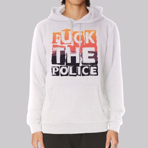 Vintage Graphic Fuck the Police Hoodie