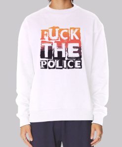 Vintage Graphic Fuck the Police Hoodie