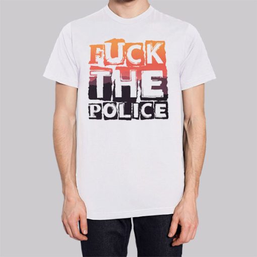 Vintage Graphic Fuck the Police Hoodie