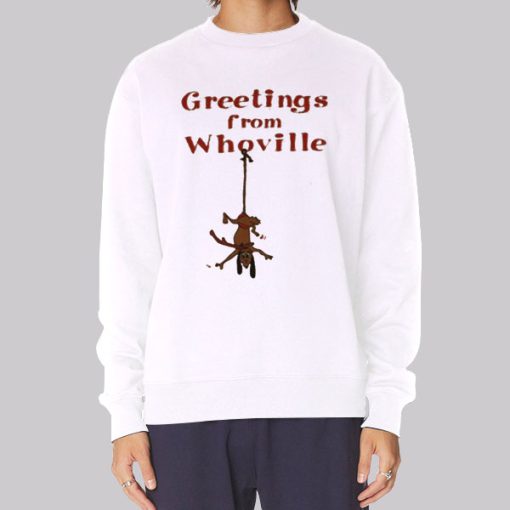 Vintage Greetings From Whoville Hoodie