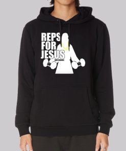 Vintage Gym Reps for Jesus Hoodie Vintage Gym Reps for Jesus Hoodie
